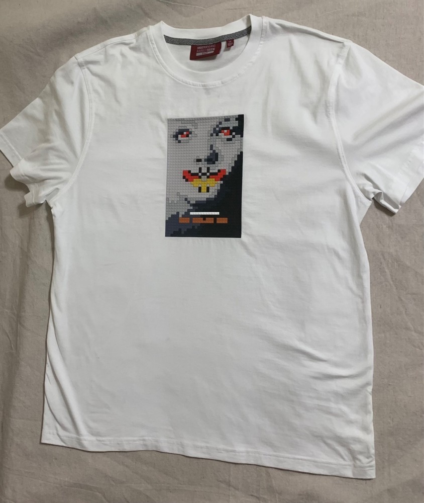 Mostly Heard Rarely Seen 8-Bit Silence of the Lambs 3D T-Shirt Sz L Movies HTF