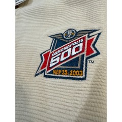 Indianapolis 500 Deadstock Vintage 2003 Khaki Polo Short Sleeve Shirt XXL 2XL