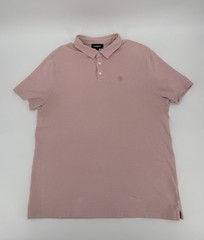 Express Modal Blend Pink Collared Cotton Short Sleeve Polo Shirt XL