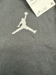 Nike Air Jordan Embroidered Jumpman T-Shirt Mens Sz Small Black DC7485-010 NWT