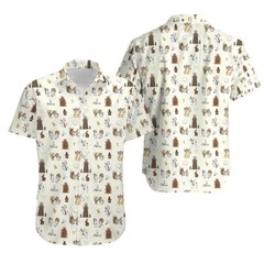 The Holy Grail Pattern Monty Python Hawaiian Shirt