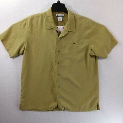 Columbia Sportswear Company Shirt Mens Extra Large Green Check RN69724