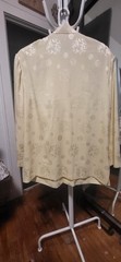 Unbranded Dragon Pattern Mandarin Collar Tai Chi Frog Button LS Shirt XL
