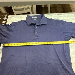Peter Millar Crown Performance Golf Shirt Geometric Print Men’s Size Large