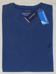 Nautica Men’s Active Stretch Performance V-Neck T-Shirts Undrcurent XL New