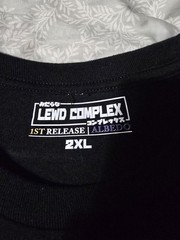 Lewd Complex Albedo 1st Release Overlord Anime T-shirt 2XL Black