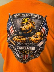 Hi-Vis pocket T-shirt Construction trade workwear Electrician, Carpenter
