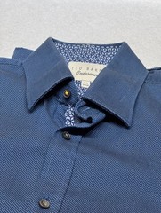 Ted Baker Endurance Mens Long Sleeve Button Up Dress Shirt 15.5 34/35 NWOT