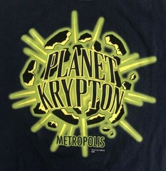 Planet Krypton Metropolis Superman DC Comics Graphitti M Shirt Superhero Graphic