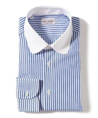 (ASK availability First) BEAMS GUY ROVER Round Collar Cleric Shirt new