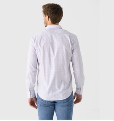 johnnie-O Paddock Performance Button Down Shirt Porto Pink Size: L NWT