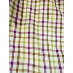 Peter Millar Plaid Button Down Mens Shirt Size XL 100% Cotton Purple Green White
