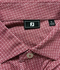 FootJoy University of Alabama Golf Team Polo L Crimson White Polo Shirt