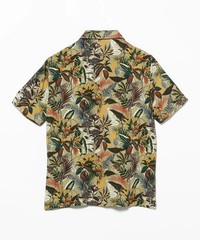 (ASK availability first) Exclusive Guy Rover Botanical Print Open Collar Shirt n