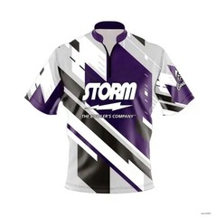 Storm Mid Lane Quick Zip Bowling Jersey S-5XL Best Gifts Bowling