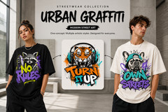 Personalized Graffiti Graphic Tee | Custom Urban Fashion Streetwear Shirt