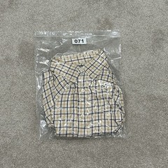 Bill’s Khakis Men’s Button Down Size Large Yellow & Blue Plaid Made In USA!