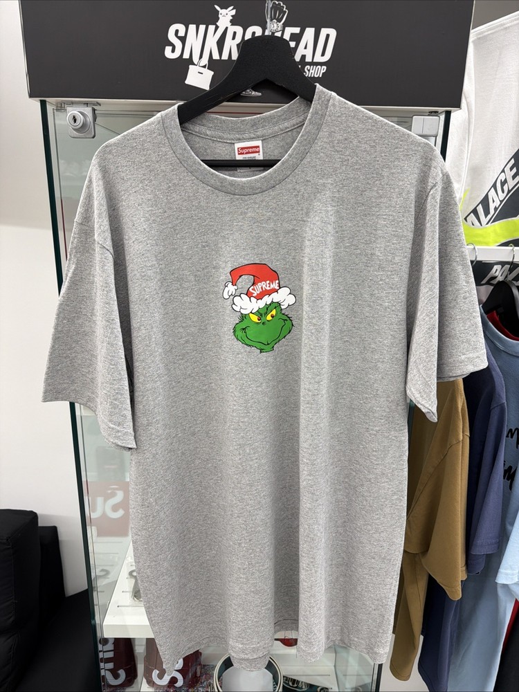 Supreme Tee Grinch Grey