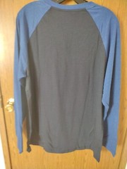 Hethcode New Men’s Blue Athletic Long Sleeve Shirt V Neck Size XL Slim Fit