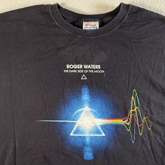 Dark Side of the Moon 2007 Mens 2XL World Tour Hanes Roger Waters T-Shirt Black