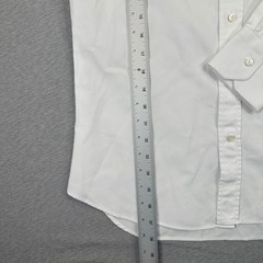 Canali Dress Shirt Mens 15.5 39 White Cotton Long Sleeve Spread Collar Italy