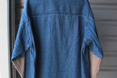 Columbia Deer Hunting Blue Jean Mens Button-Up Western Shirt XL