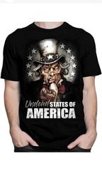 Undead States of America Uncle Sam T Shirt Tabletop Miniatures Wargame.