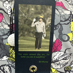 William Murray NWT Men’s Large Gray With Animal Print Golf Polo Shirt NWT$88