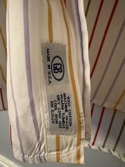 Vintage 90s Gitman Bros Striped Long Sleeve Oxford Shirt Size L Made In USA