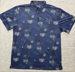 Tattoo Golf Performance Gtx Collection Shirt Adult 2XL Blue Lightweight Skull