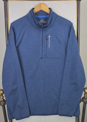 VINEYARD VINES Fleece Lined 1/2 Zip Performance Pullover Blue Size Large Mens
