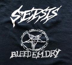 Sepsis Bleed Em Dry Death Metal T-Shirt, Black, Size 2XL