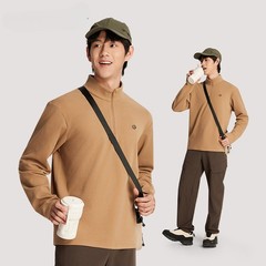 New High Quality Men Solid Color Long Sleeved T-Shirt Half High Neck Undershirt
