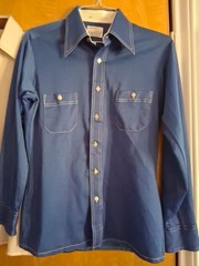 Arrow Doubler Doubler Lot 2 Solid Button-Up Long Sleeve Shirts 15-15 1/2