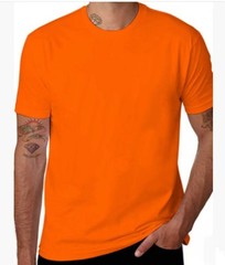 Solid Color Basic Short Sleeve T-Shirt, Regular Fit Casual Streetwear for Men