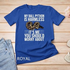 Funny Ball Python Design Snake Lover Men Women Boys Girls T-Shirt Unisex T-shirt