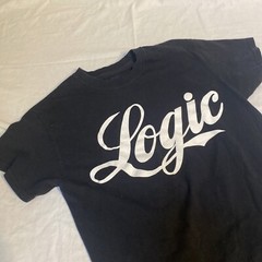 Logic Black Script Logo Tee Size Small Rap Hip-Hop Unisex T-Shirt Men Women Teen