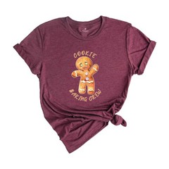 Cookie Baking Crew Shirt, Cute Gingerbread Shirt, Christmas Shirts, Christmas Gi