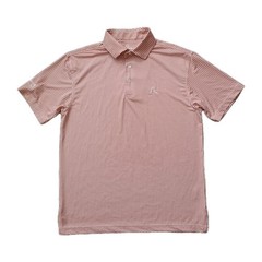 Rhoback Polo Shirt Mens S Burnt Orange The Don’t Mess Performance Short Sleeve