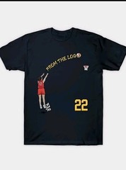Caitlin Clark Indiana Fever 22 Iowa Hawkeye “From The Logo” T Shirt 3XL XXXL Blk