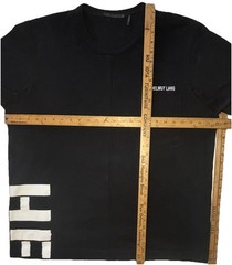 Helmut Lang Patchwork Pocket Logo Tee T Shirt Rib Knit Mens 2XL Designer 2 Sided