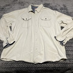 Wrangler FlexComfort Outdoor Button Up Shirt XL Off White