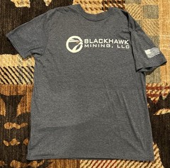 🟧🟧🟧 BLACKHAWK MINING COAL COMPANY LARGE T-SHIRT MINER WV KY IN