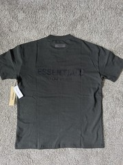Essentials Logo Men’s Solid Black Crew Neck Short Sleeve T-Shirt Size XS