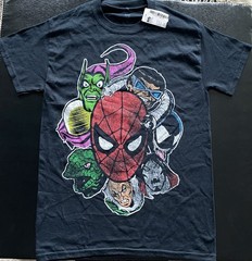 Marvel Comics Spider-Man Universe Black T Shirt Men’s Small S Tee Venom Lizard