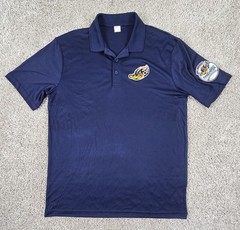 Sport-Tek Akron Rubberducks Shirt Men’s Large Short Sleeve Golf Polo MilB MLB