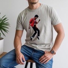 Michael Jackson Thriller T-Shirt, King of Pop Music Tee, Retro Fan freeshiping