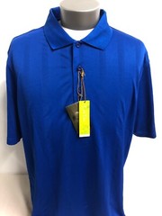 Roll @ 15 Blue 57% Polyester 43% Biconstiute Fiber XXL Golf Shirt