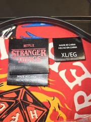 Netflix Stranger Things Men’s HELLFIRE CLUB Button Print Button-Up 2Xl Shirt NWT