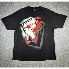 Y2K Famous Stars & Straps T-Shirt XL Black Streetwear